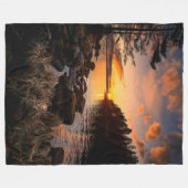 COUVERTURE POLAIRE ENSOLEIL SUR LE LAC (Devant (Horizontal))