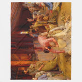 Couverture Polaire Entendre les béliers Tom Roberts 1890 Art australi (Devant)