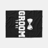 Couverture Polaire Enterrement de vie de garçon du marié  (Devant (Horizontal))