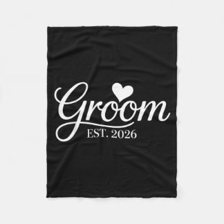 Couverture Polaire Enterrement de vie de garçon Est 2026 Baby Shower