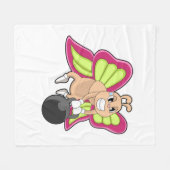 Couverture Polaire Entraînement de résistance aux papillons (Devant (Horizontal))