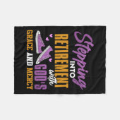 Couverture Polaire Entrée Dans Ma Retraite Avec Dieu Grâce Et Moi (Devant (Horizontal))