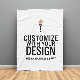 Couverture Polaire Entreprise minimaliste Marque personnalisée sur me