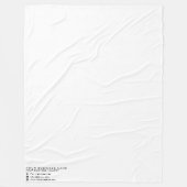 Couverture Polaire Entreprise sur mesure Fleece Blanket Entreprise (Devant)