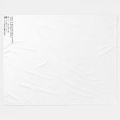 Couverture Polaire Entreprise sur mesure Fleece Blanket Entreprise (Devant (Horizontal))