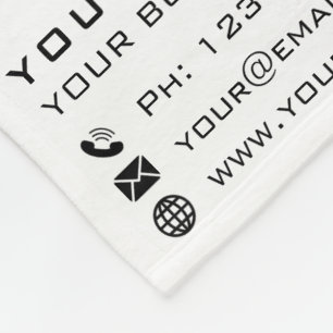 Couverture Polaire Entreprise sur mesure Fleece Blanket Entreprise