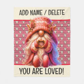 Couverture Polaire Enveloppé dans Love Fleece Blanket (Devant)