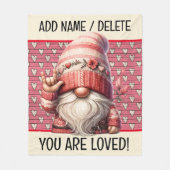 Couverture Polaire Enveloppé dans Love Fleece Blanket (Devant)