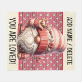 Couverture Polaire Enveloppé dans Love Fleece Blanket (Devant (Horizontal))