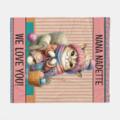 Couverture Polaire Enveloppé dans Love Fleece Blanket (Devant (Horizontal))