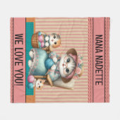 Couverture Polaire Enveloppé dans Love Fleece Blanket (Devant (Horizontal))