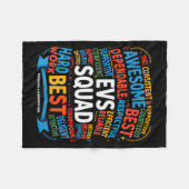 Couverture Polaire Environmental Services Squad Week Appreciation Fun (Devant (Horizontal))