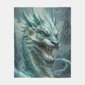 Couverture Polaire Epic Blue Storm Dragon (Devant)