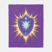 Couverture Polaire Epic Fantasy Shield with Radiant Energy Burst – Ma (Devant)