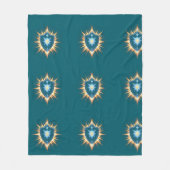 Couverture Polaire Epic Fantasy Shield with Radiant Energy Burst – Ma (Devant)