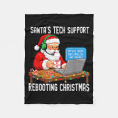 Couverture Polaire Epic Rebooting Support Tech Santa's (Devant)