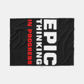 Couverture Polaire Epic Thinking In Progress Big Ideas Introvert Game (Devant (Horizontal))