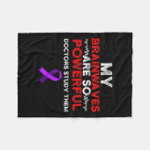 Couverture Polaire Epilepsie Sensibilisation Cerveau Vagues Epileptiq (Devant (Horizontal))