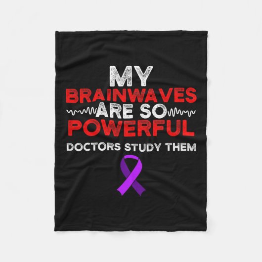 Couverture Polaire Epilepsie Sensibilisation Cerveau Vagues Epileptiq (Devant)