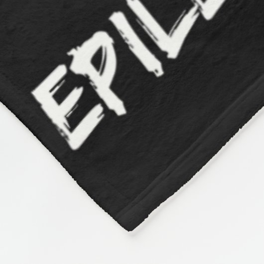 Couverture Polaire Epilepsie Sensibilisation Je Porte Violet Pour Mon (Coin)