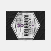 Couverture Polaire Epilepsy Awareness Epilepsy Warrior Since 2007  (Devant (Horizontal))