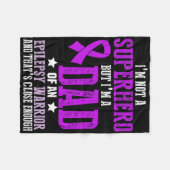 Couverture Polaire Epilepsy Awareness Epileptic Warrior Survivor 6  (Devant (Horizontal))