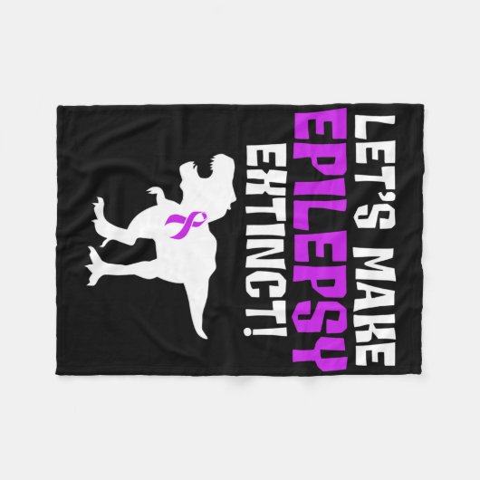 Couverture Polaire Epilepsy Awareness Make Epileptic Warrior Survivor (Devant (Horizontal))