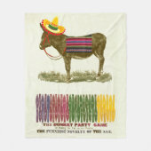 Couverture Polaire Éplucher la queue sur l'âne (Devant)