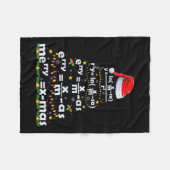 Couverture Polaire Équation Math Joyeux X mas Funny Enseignant Math C (Devant (Horizontal))
