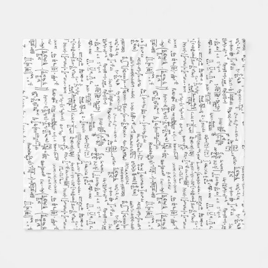 Couverture Polaire Équations //de maths écrites par main (Devant (Horizontal))