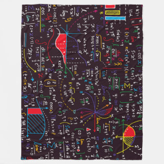 Couverture Polaire Équations et formules mathématiques colorées sur t