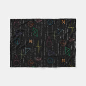 Couverture Polaire Équations mathématiques colorées Formules mathémat (Devant (Horizontal))