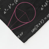 Couverture Polaire Équations mathématiques colorées Formules mathémat (Coin)