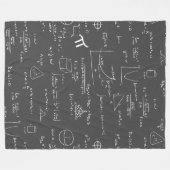 Couverture Polaire Équations mathématiques Formules algèbre Nerd (Devant (Horizontal))