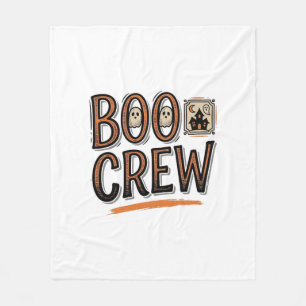 Couverture Polaire Équipage Boo Modèle de chemise gravé Halloween vin