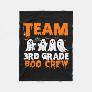 Couverture Polaire Équipe 3e année Boo Crew Halloween Ghost