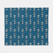 Couverture Polaire Équipe Bears Marine Blue (Devant (Horizontal))