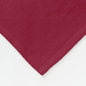 Couverture Polaire Équipe cycliste Burgundy (Coin)