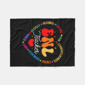 Couverture Polaire Équipe cycliste Enl Teacher (Devant (Horizontal))