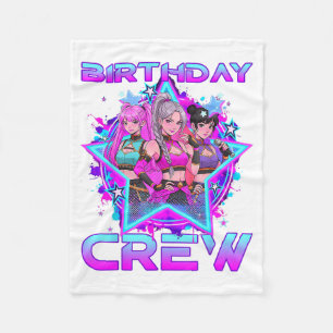 Couverture Polaire Équipe d'anniversaire Enfants Filles K-pop K-pop F