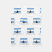 Couverture Polaire Équipe d'Argentine de football (Devant)