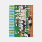 Couverture Polaire Équipe de baseball Labradors (Devant)