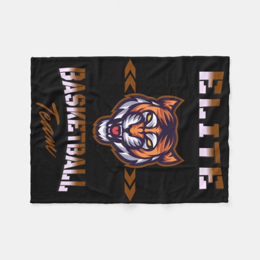 Couverture Polaire Équipe de basket-ball 1 (Devant (Horizontal))