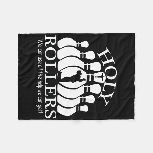 Couverture Polaire Équipe de Bowling de jumelage des St-Rollers (Devant (Horizontal))