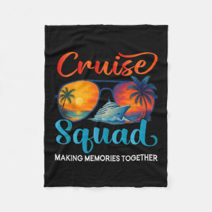Couverture Polaire Équipe de croisière 2025 Amis Famille Vacances Cor