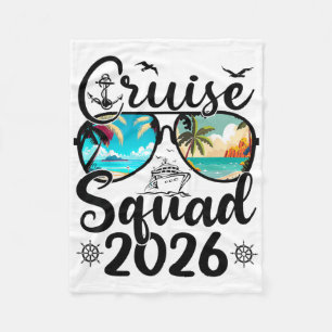 Couverture Polaire Équipe de croisière 2026 Vacances d'été Famille Co