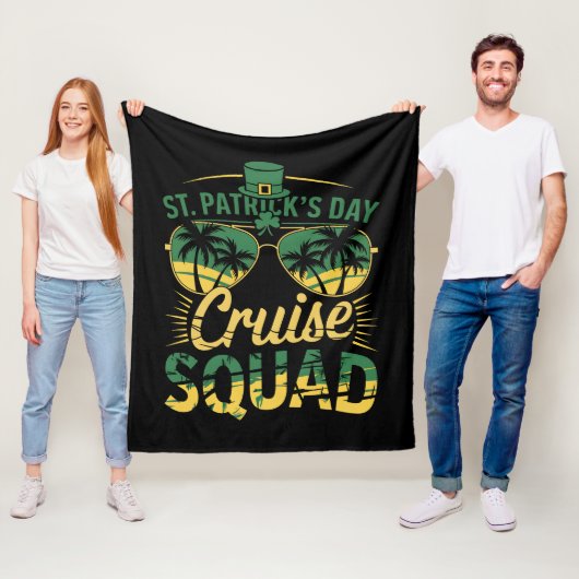 Couverture Polaire Équipe de croisière de la Saint-Patrick appariemen (En situation)
