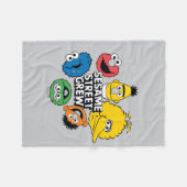 Couverture Polaire Équipe de Sesame Street (Devant (Horizontal))