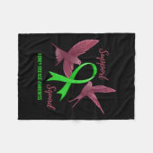 Couverture Polaire Équipe de soutien à la sensibilisation aux maladie (Devant (Horizontal))