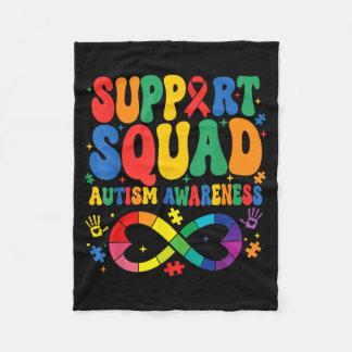 Couverture Polaire Équipe de soutien de la famille Groovy Au Sensibil